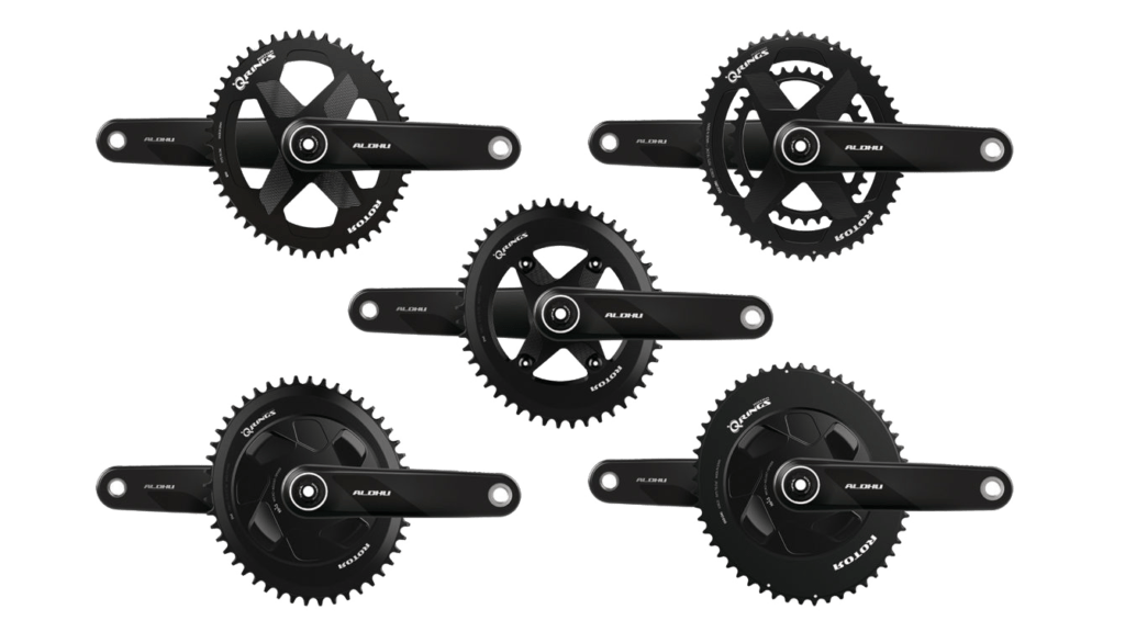 ROTOR'S NEW ALDHU CARBON MODULAR CRANKSET WORKS WITH NEARLY