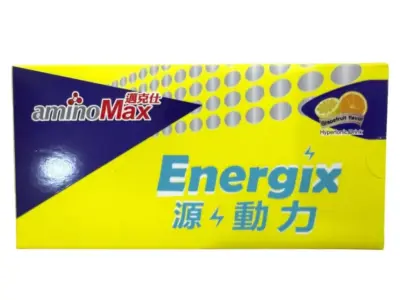 AminoMax Energix Powder BCAA Drink Supplement with Electrolytes (8 packs)