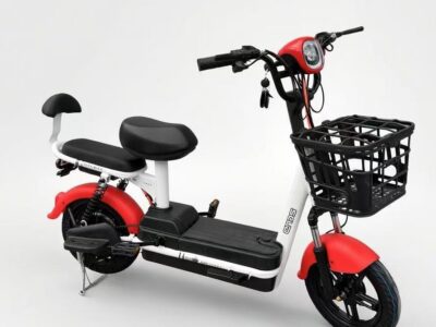 SCUD Electric Scooter - WHITE RED / WHITE BLUE / WHITE BLACK